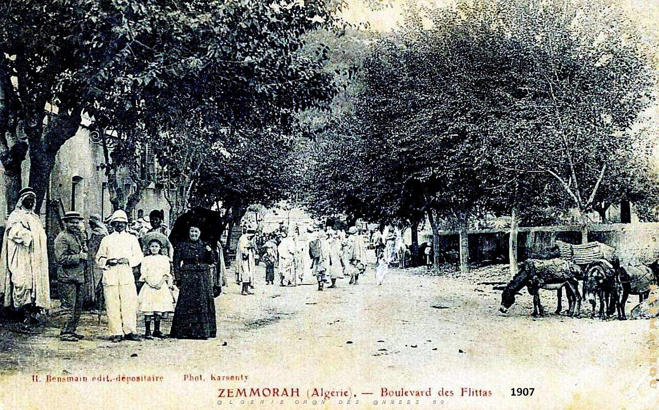 2396- Zemmorah - Avenue des Flittas - 1907.jpg